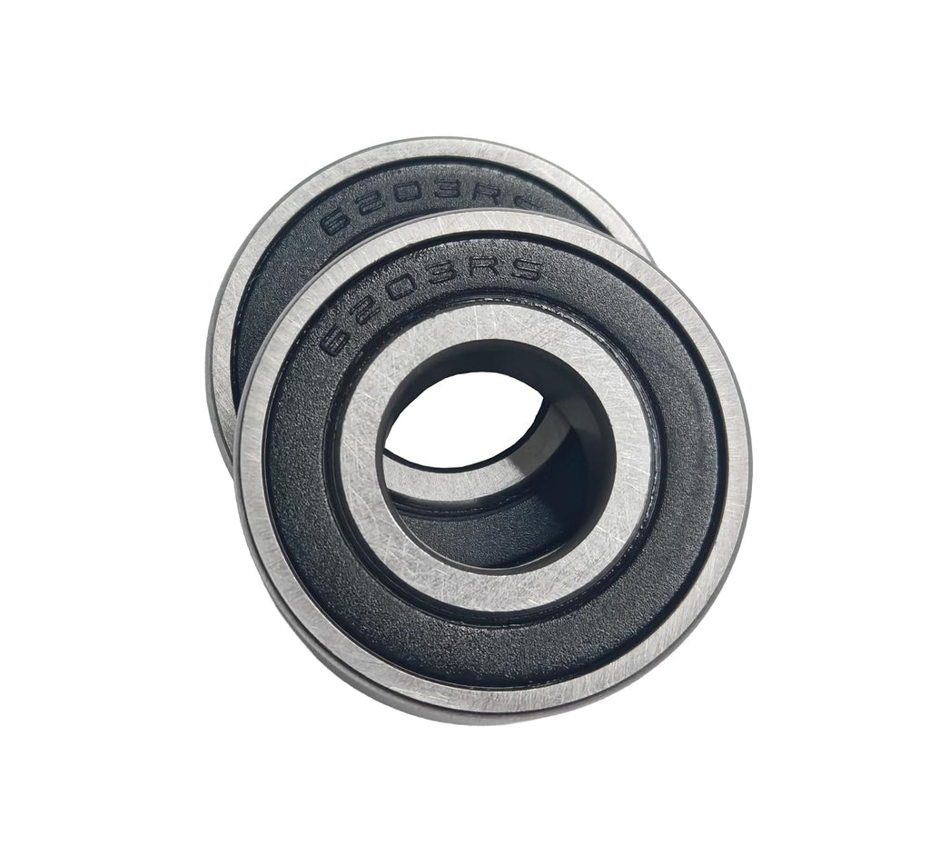 6203 Bearing 6203-2RS deep Groove Ball Bearing Double Rubber Sealed Bearing 17X40X12mm (2-pcs)