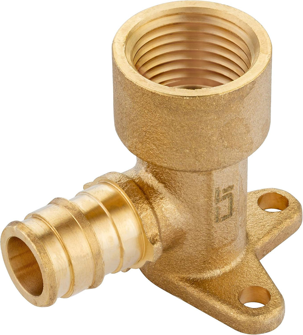 2 piece EFIELD 1/2"Pex A x 1/2" Female NPT Drop-ear Elbow Fitting