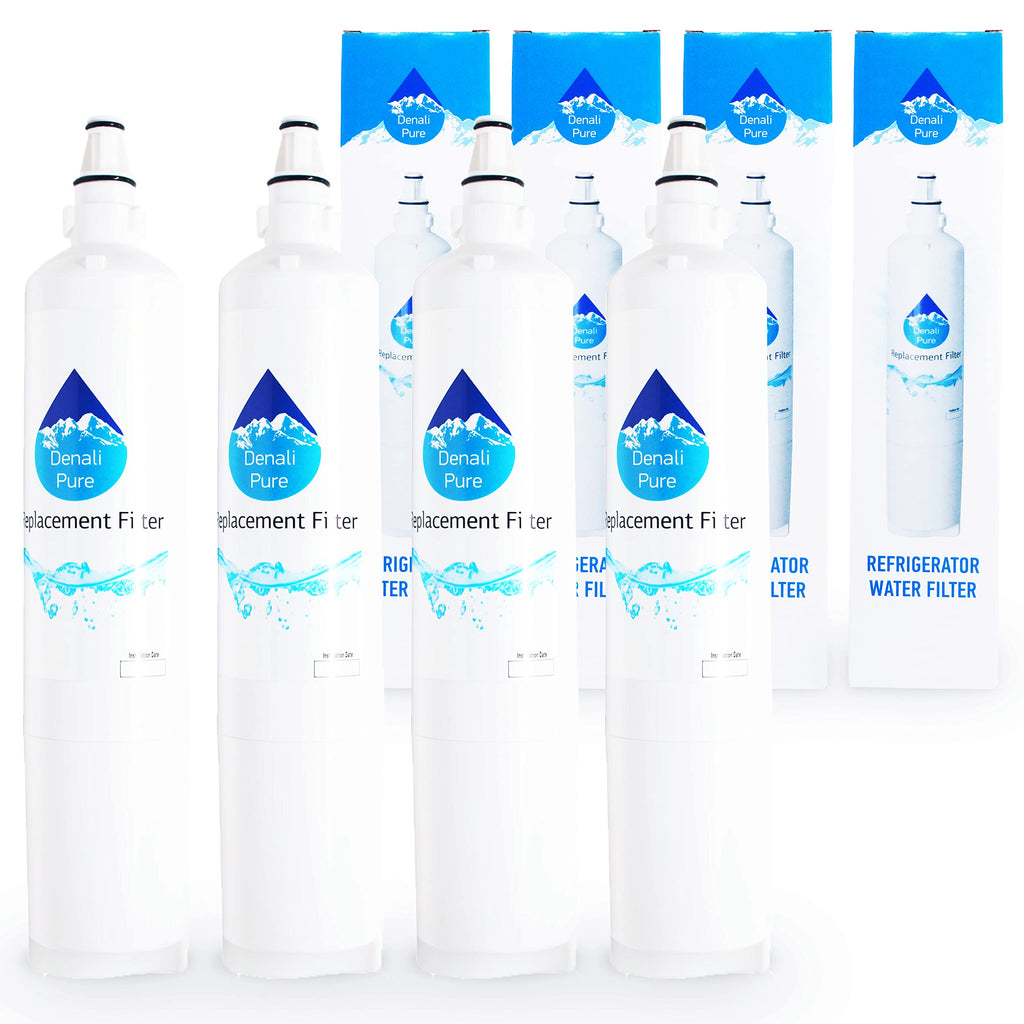 4-Pack Replacement for LG LMX25981ST Refrigerator Water Filter