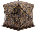 270°See Through Hunting Blind, 2-3 Person Pop Up Camouflage Tent with Carrying Bag, Portable Hunting Tent with