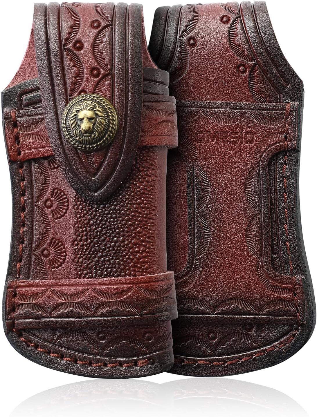 Pocket Knife Sheath (M), 4.53" Folding Knife Sheath for Folding Knife, Leather Knife Sheath Case, Horizontal Knife