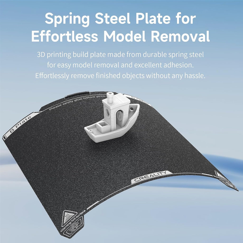 Official Creality K1C Build Plate 235x235mm Textured PEI Sheet with Nozzle Cleaner Flexible Spring Steel Magnetic