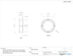 FAG 33010 Tapered Roller Bearing Cone and Cup Set, Standard Tolerance, Metric, 50 mm ID, 80mm OD, 24mm Width, 8000rpm Maximum Rotational Speed
