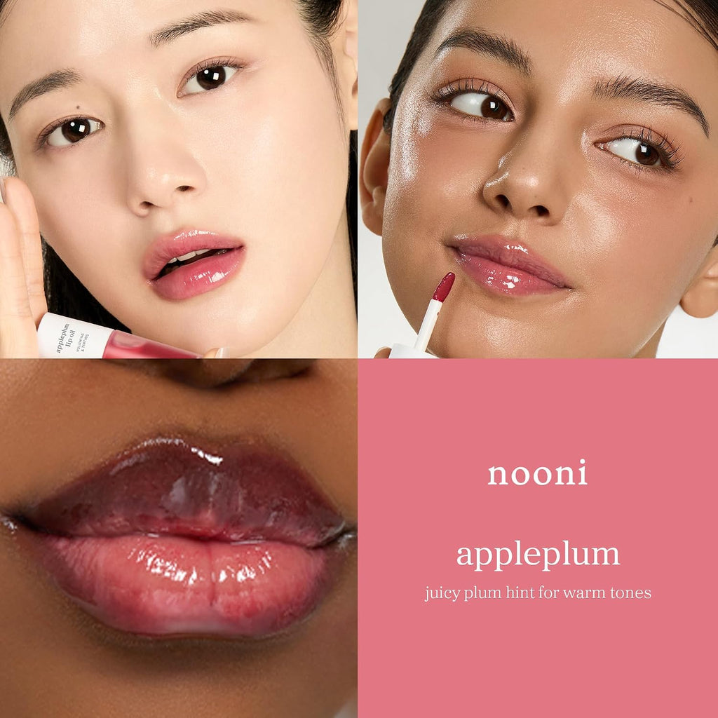 Korean Lip Oil - Appleplum - pH Color-Changing Plumping Lip Gloss