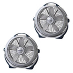Wind Machine 3300 20 Inch 3 Speed Cooling Pivoting Head Floor Fan (2 Pack)