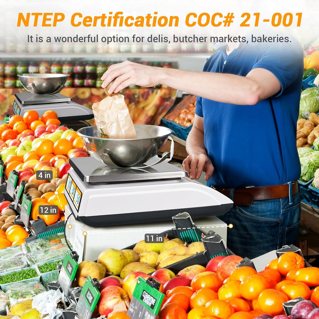 Price Computing Scale NTEP Certified for Legal Trade