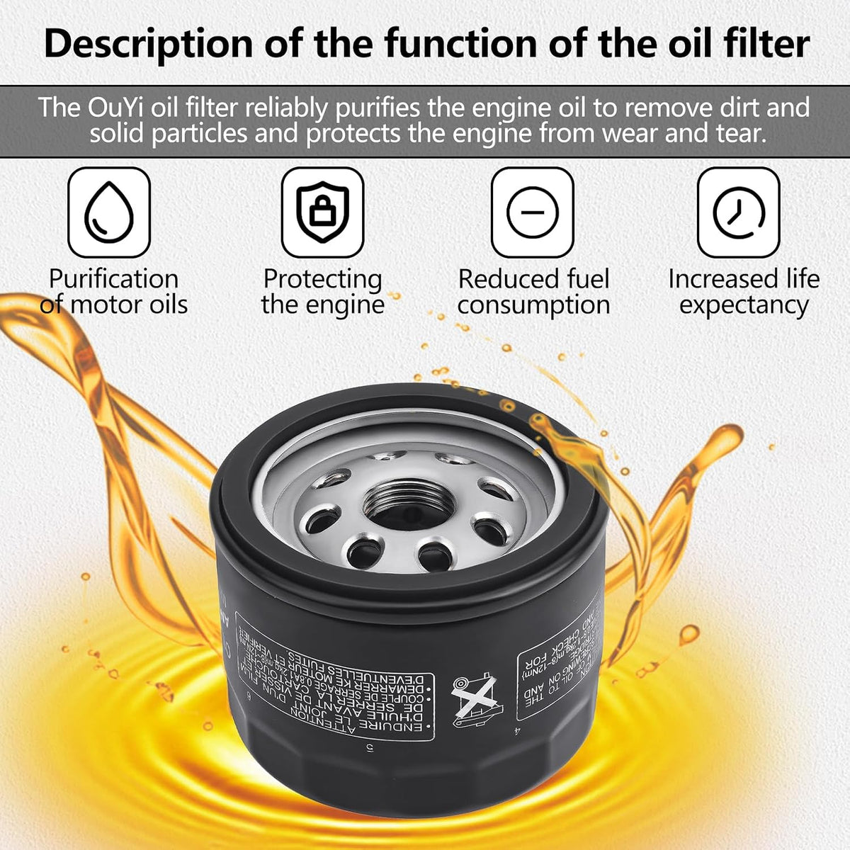 Air Filter & Oil Filter & Fuel Filter & Fuel Pump & Spark Plug Tune Up Kit Compatible with Kawasaki FR651V FR691V FR730V FS481V FS541V FS600V FS651V FS691V FS730V 4-cycle engine