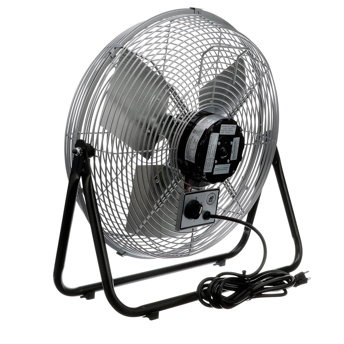 18IN Industrial Floor Fan, 1/8 HP, 3 Speed, 120V