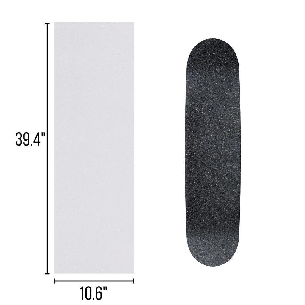 Clear Skateboard Grip Tape, 10.6"x39.4", Tear-Proof | Waterproof Scooter Grip Tape, Longboard Griptape, Sandpaper for