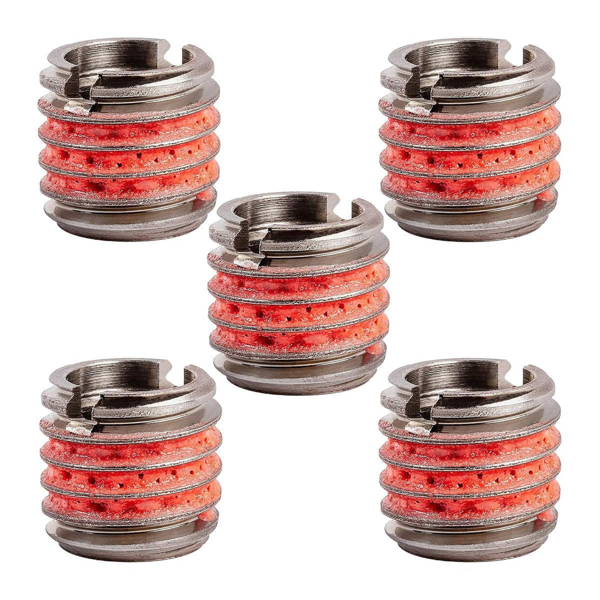 E-Z LOK Thread Insert, 0.375-16 Internal, 0.5625-12 External, 5 ct