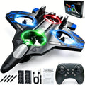 RC Plane, Foam Remote Control Airplane for Hobbyists Pilots Beginners | 2.4GHz RC Airplane Fighter Jet Drone with LED
