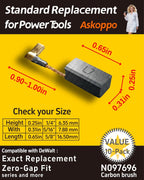N097696 (10-Pack) Carbon Brushes, Carbones para DeWALT DWE4120 DWE4011 DWE4012 DWE4100 Angle Grinder Replacement - Askoppo