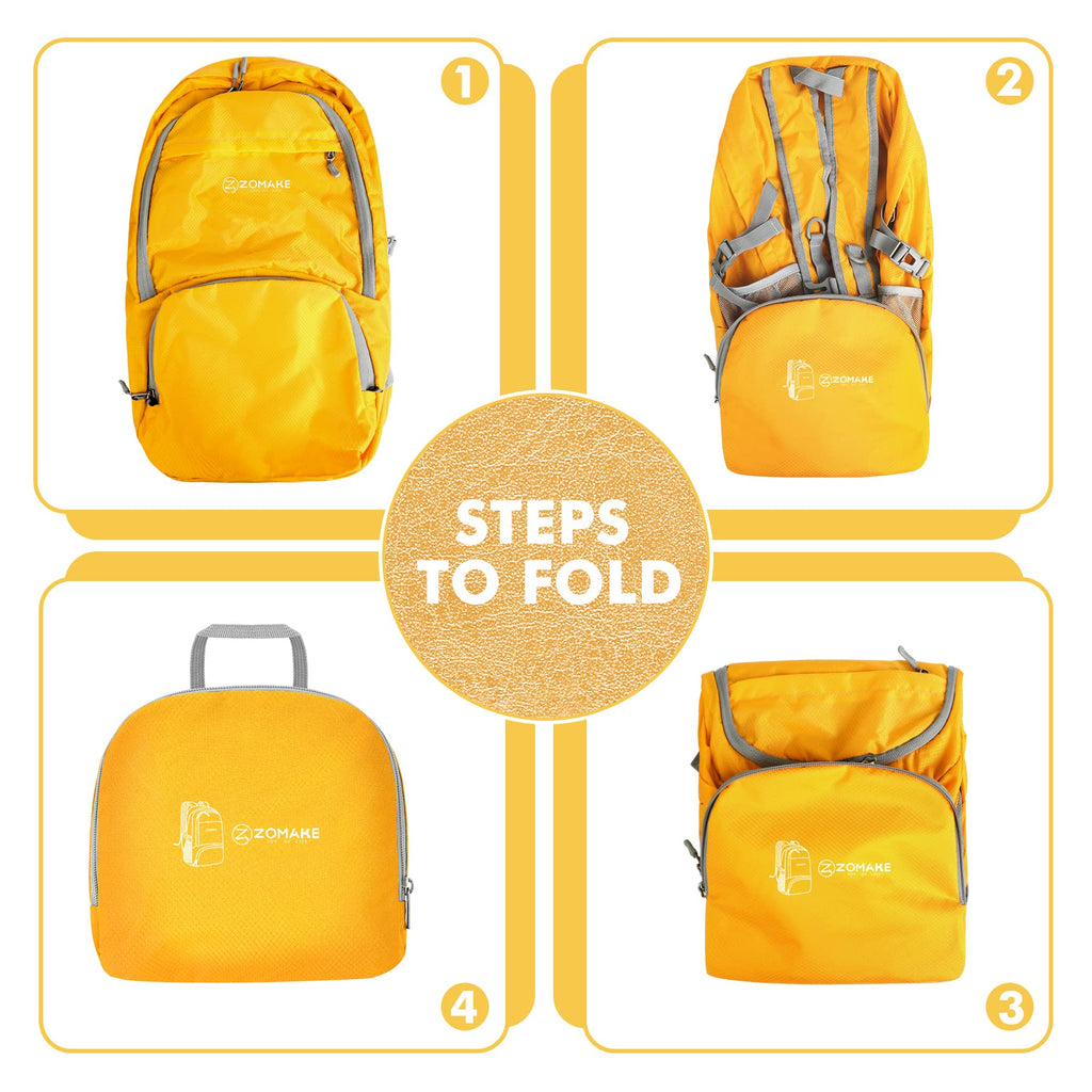 Lightweight Packable Backpack 30L, Foldable Travel Hiking Daypack
