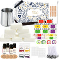 Complete Candle Making Kits for Adults Beginners, DIY Candle Making Supplies Include Soy Wax,Wax