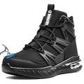 Steel Toe Boots for Men, Cushioned Safety Work Shoes
