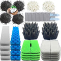 42 Packs 306/307 Canister Filter Replacements Compatible with Fluval 306/307 Aquarium Filters, Includes Filter Media