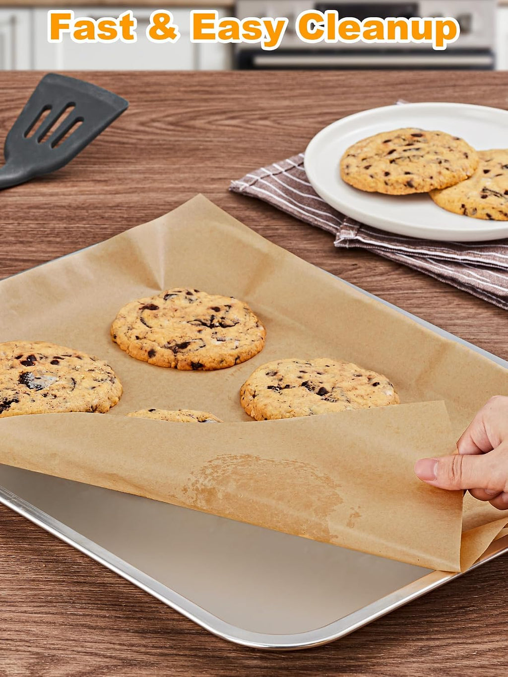 200 Pcs Parchment Paper Baking Sheets, 13x18 Inches, Non-Stick