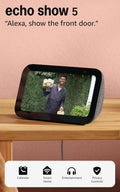 Like-New Amazon Echo Show 5 (newest model), Smart display, Designed for Alexa+, 2x the bass and clearer sound, Charcoal