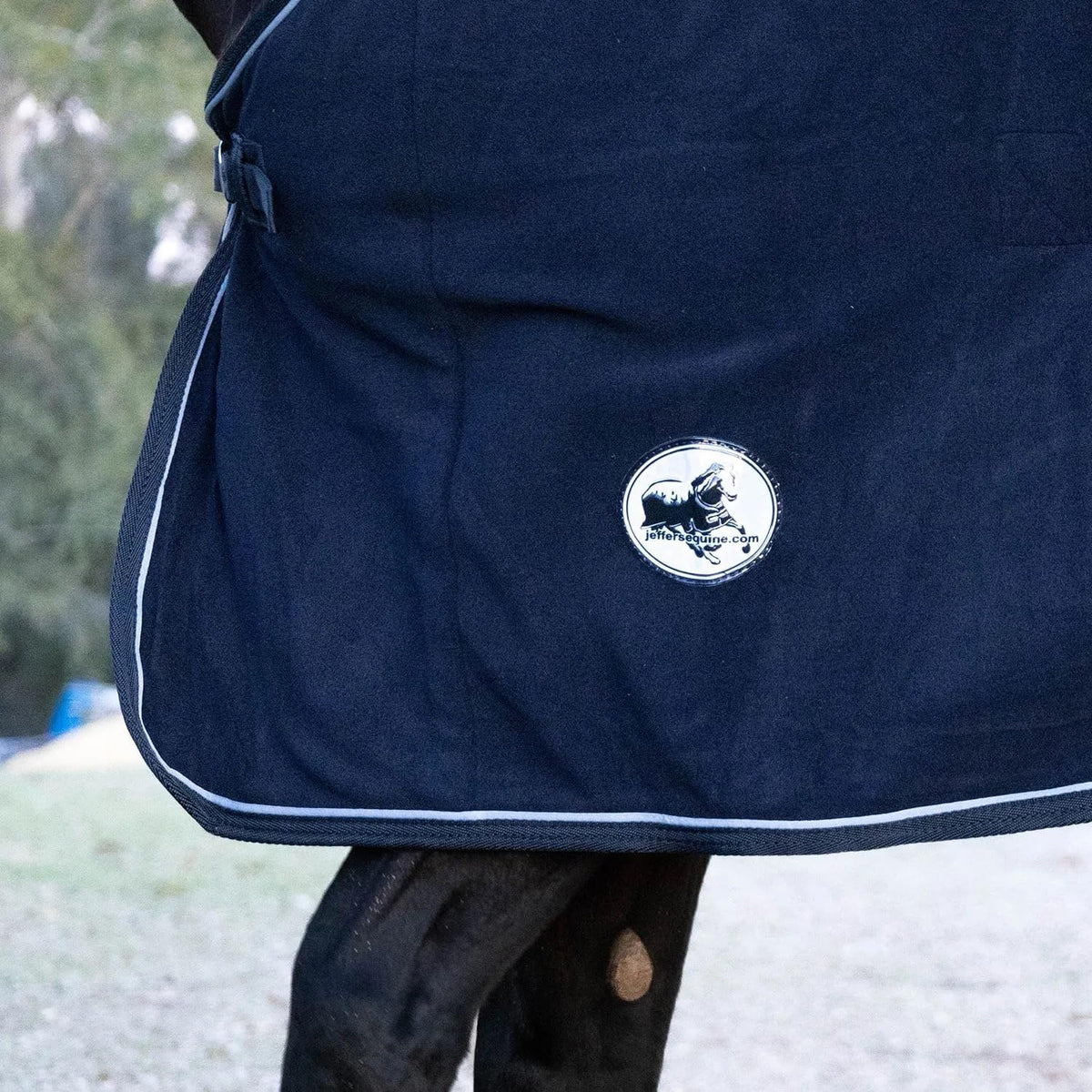 Elite Fleece Cooler Blanket for Horses, 75" – Contoured Moisture Wicking Horse Cooler, Lightweight Breathable Fleece