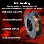 ER70S-6 Solid MIG Welding Wire – .035” – 11 lb Spool