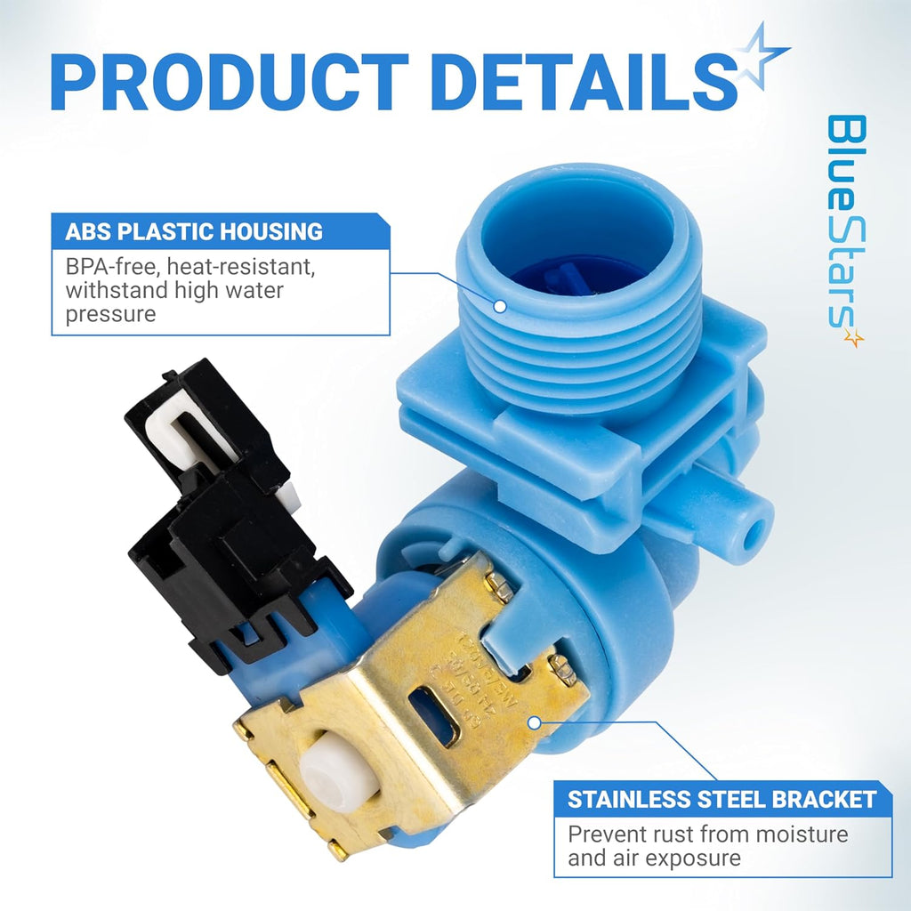 BlueStars W10327249 W11175771 W10195047 Dishwasher Water Inlet Valve