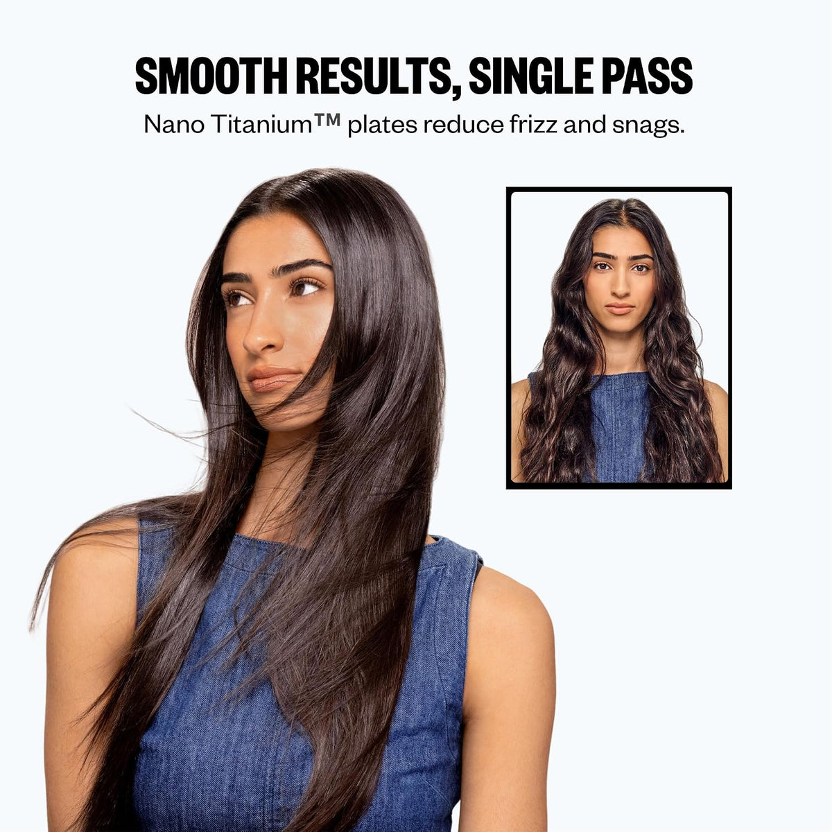 Nano Titanium Ultra-Sleek Hair Straightener, Flat Iron for All Hair Types