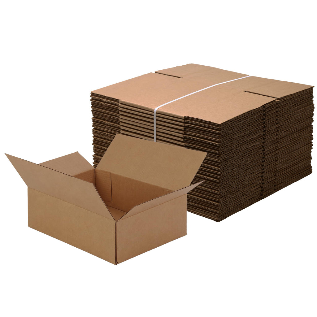 7"x7"x3" Corrugated Cardboard Boxes 100-Pack