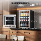 85 Cans Mini Fridge, Beverage Refrigerator Cooler for Drink, Beer