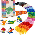 Classic 1500 Pieces Building Bricks Kit Basic Brick Set for Kids Creative Play, Compatible with All Major Brands
