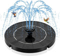 3.5W Solar Powered Water Fountain for Bird Bath Water Pump with 6 Nozzles
