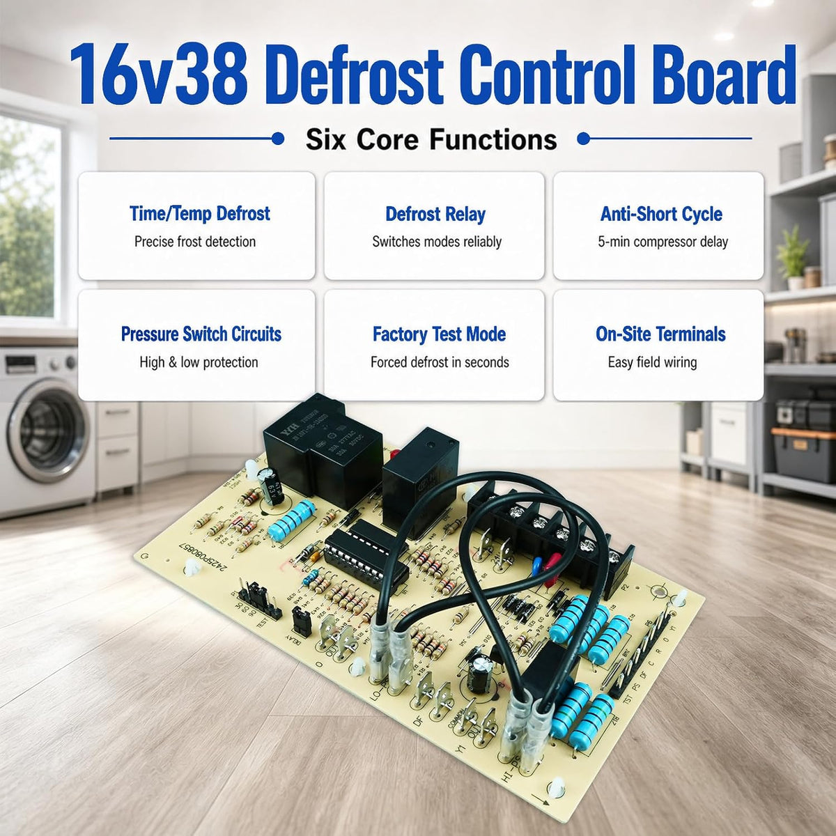 16v38 Upgraded Defrost Control Board Replacement for Lennox 100269-08