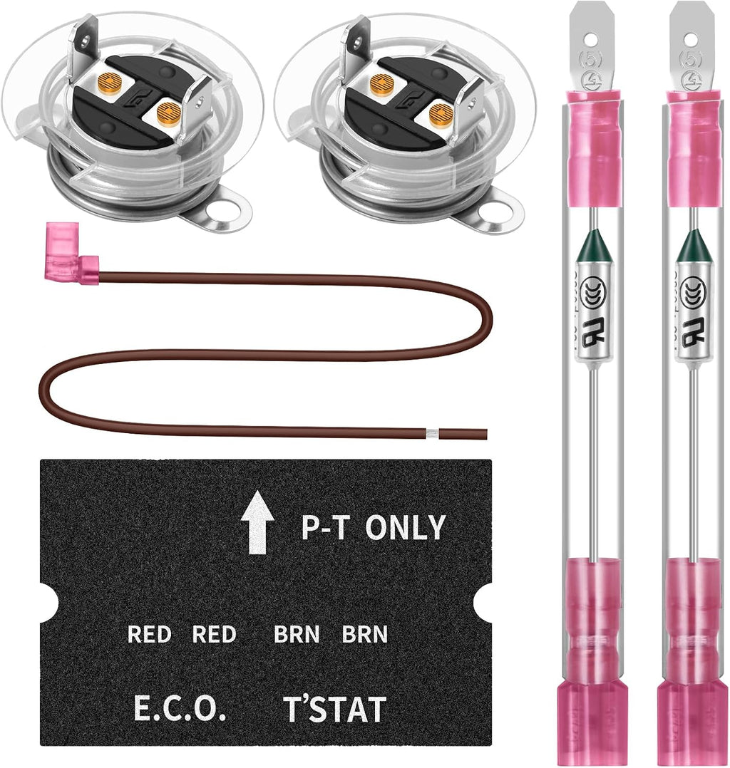 RV Water Heater Thermal Cutoff Kit - ECO Thermostat Assembly (2 Pcs)