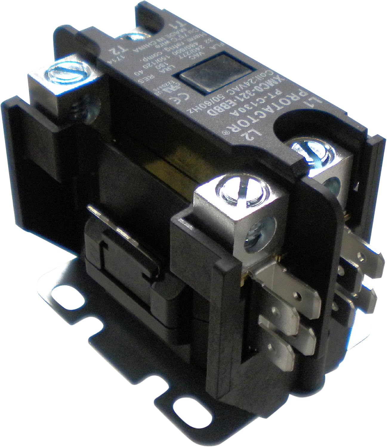 1 Pole 32 AMP Heavy Duty Enclosed AC Contactor | Replaces Virtually All Residential 1 Pole Models Rated at 32 Amps or