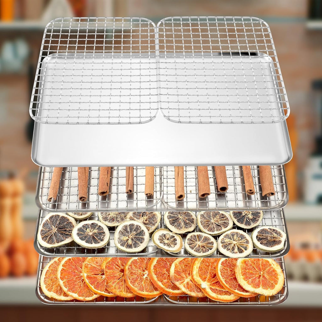 10 Pcs Wire Trays Compatible with Harvest Right Freeze Dryer 8x6"