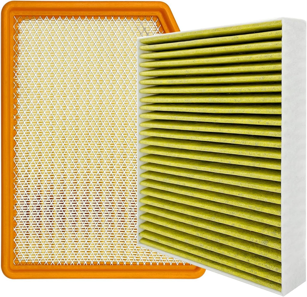 Cabin and Engine Air Filter Fits for 2019-2025 2026 Chevrolet Silverado 1500, Tahoe, Suburban, Sierra 1500, Yukon