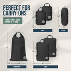 Compression Packing Cubes for Carry-On Travel 6-Pack