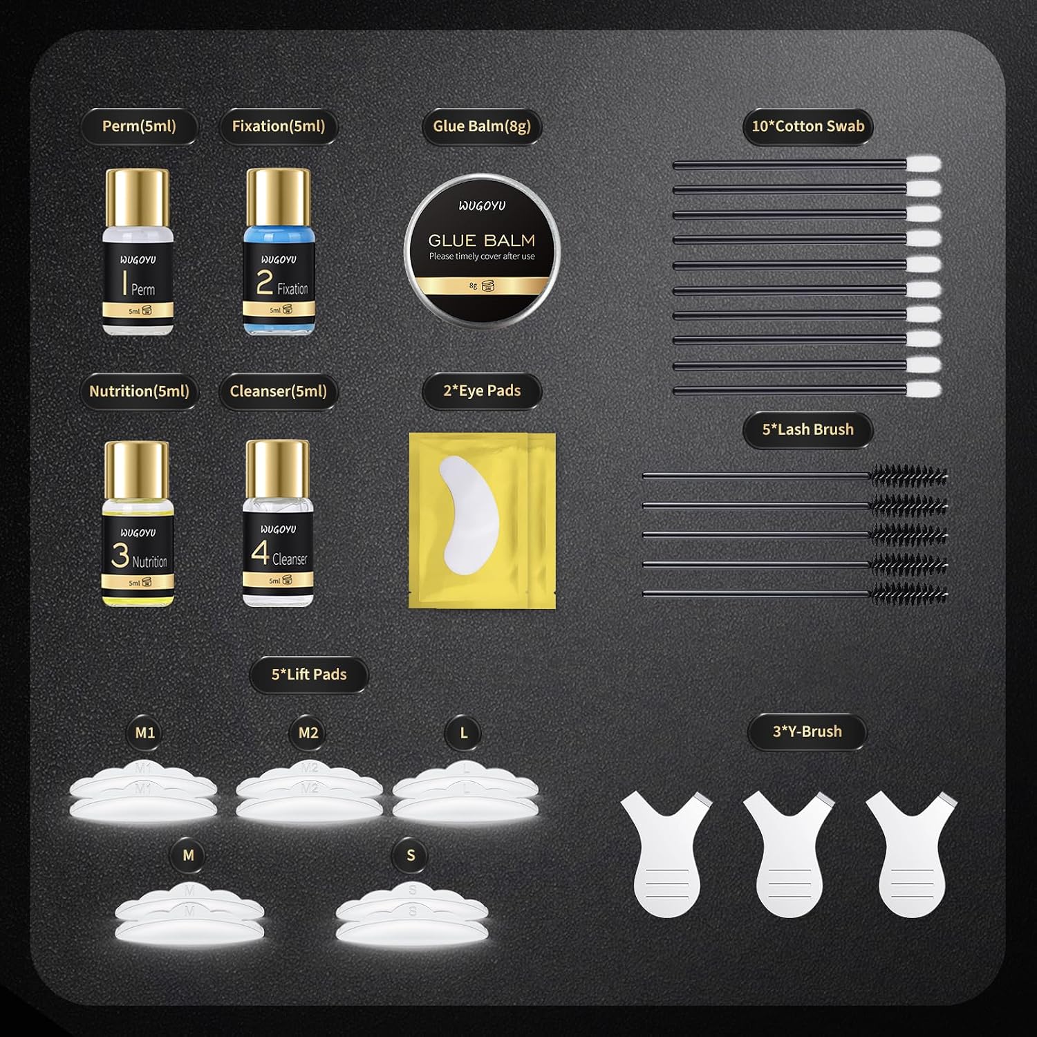Lash Lift Kit - Brow Lamination Kit, Eyebrow Lamination Kit, Professional Eyelash & Brow 2 IN 1 Perm Kit, Eyebrow
