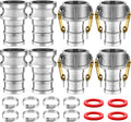 4 Set 3 Inch Camlock Fittings Type C&E