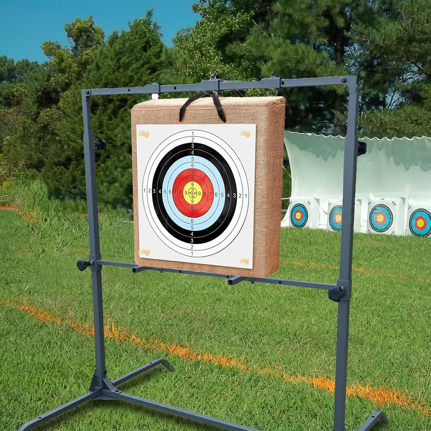 Archery Target Shooting Targets Bow Targets - Straw Target Practice Archery Backstop Archery Targets for Backyard for