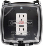 Intermatic WP1020C Deep Weatherproof Outlet Cover, Clear, Vertical