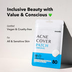 Original Hydrocolloid Acne Pimple Patches for face (80 Count)