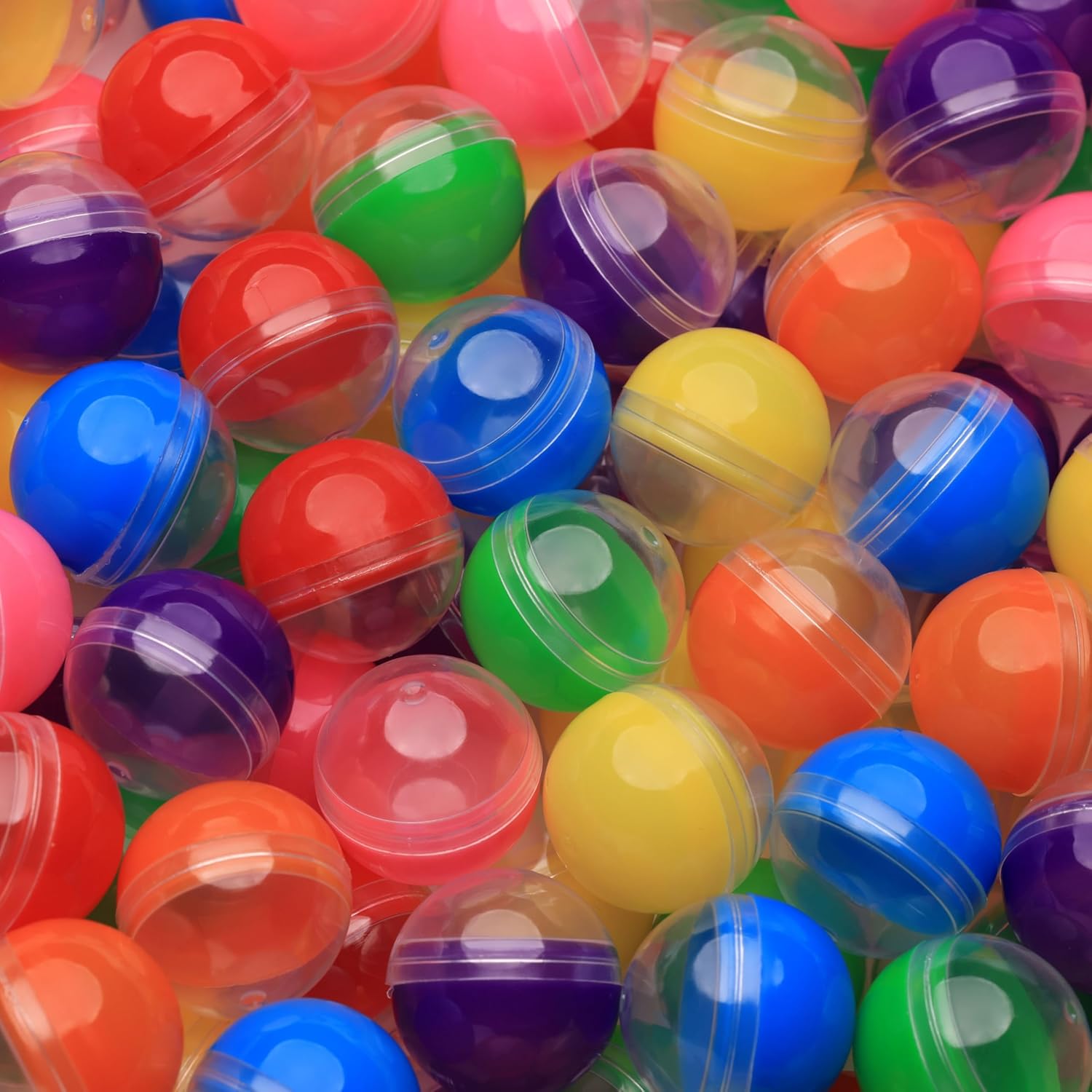 Capsule Vending Machine - Small Round Capsules Empty 50 pcs 1.1 inch (28mm) - Capsules Bulk Party Favors Containers