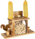 Carbonized Squirrel Feeders for Outside, Funny Chipmunk Feeder