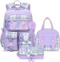 Girls Backpack Set,Cute Kids School Backpack For Girls,Childrens Schoolbag For Elementary Primary