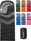 Sleeping Bags for Adults Cold Weather & Warm - Backpacking Camping Sleeping Bag for Kids, Girls, Boys - Lightweight