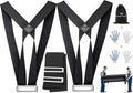 Moving Straps(5" of Width), Lifting Straps for 2 Movers, Shoulder Moving Straps Perfect for Equipment, Appliances