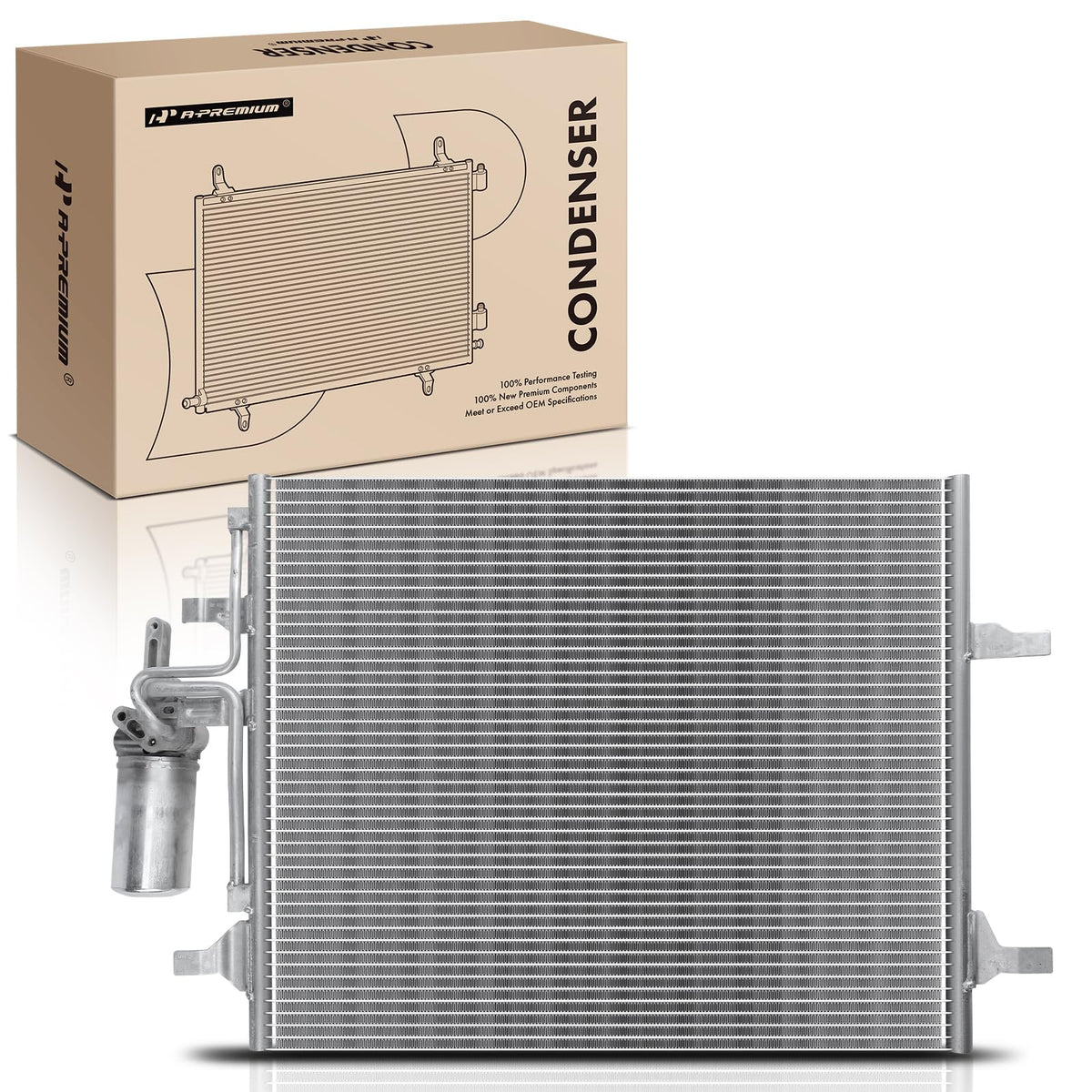 A-Premium Air Conditioning Condenser Compatible with Volvo