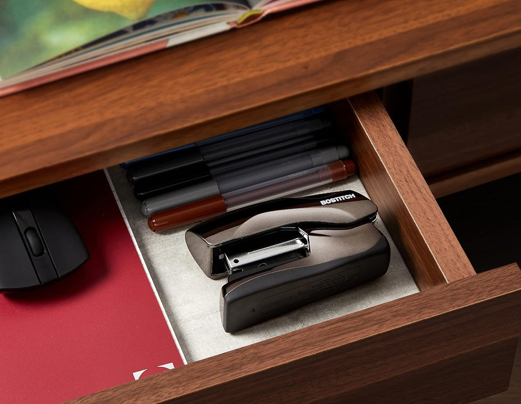 Office Heavy Duty Stapler, 40 Sheet Capacity, No Jam, Half Strip, Fits into the Palm of Your Hand