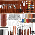 Leather Working Tool Leatherworking Tool Kit for Carving Punching