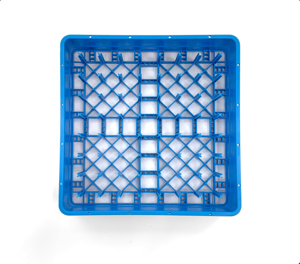 Peg Plate Rack for Commercial Dishwasher | Full Size Tray Rack | Polypropylene | Blue